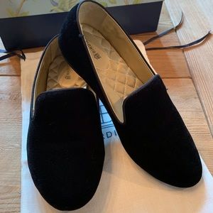 Birdies Slippers The Starling in black velvet 7